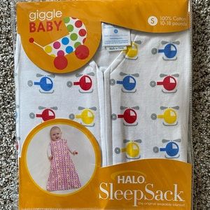 Halo sleep sack, new with tags, cotton, airplanes